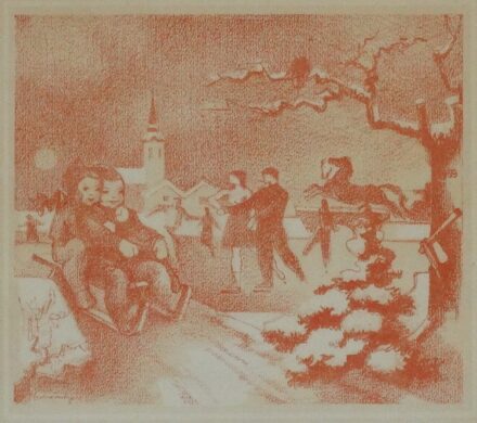 Medveczky Jenő (1902 - 1969): A tél örömei, 1940-es évek
