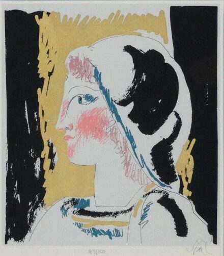 Szász Endre (1926-2003): Lányportré
