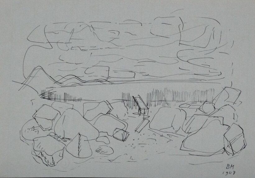 Borsos Miklós (1906 - 1990): Balaton, 1948