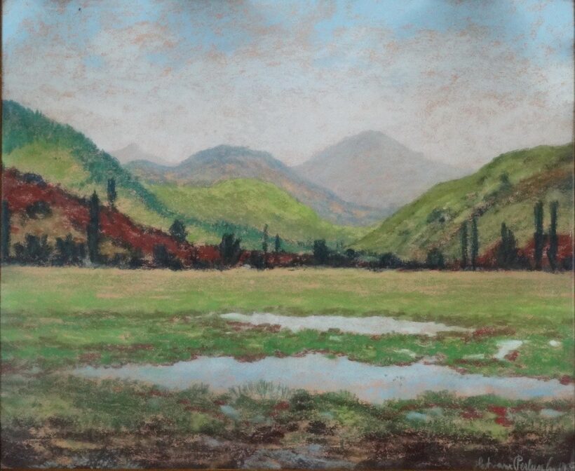 Hatvani Perlusz Gyula (1896-1944): Dombos táj, 1938