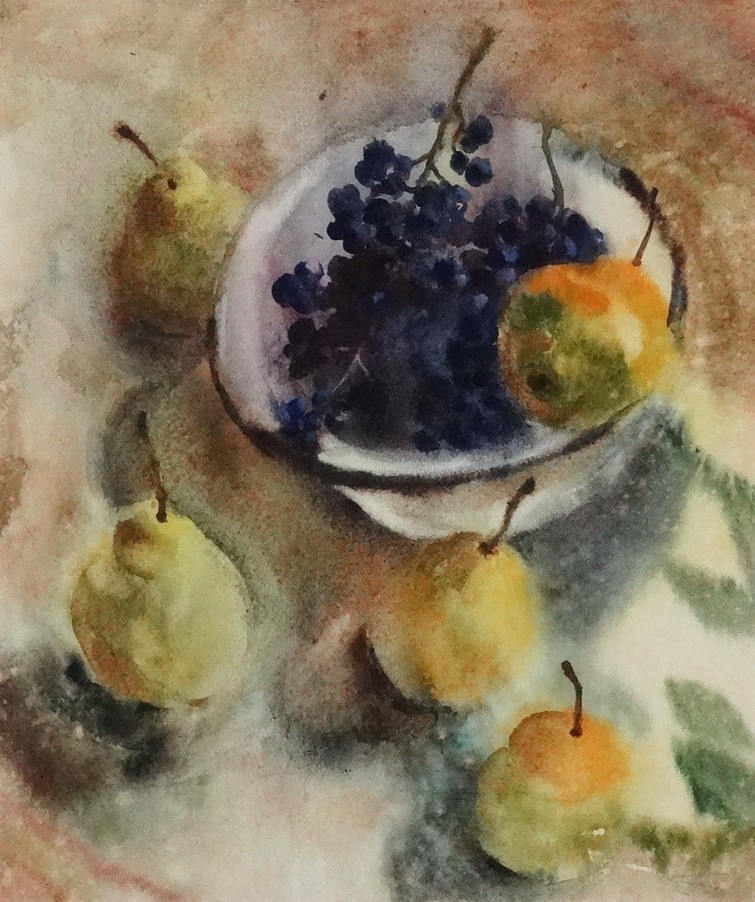 Olvashatatlan szignó: Gyümölcsös csendélet