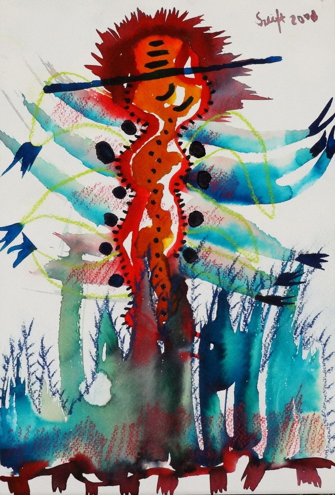 Szeift Béla (1944 - 2012): Méhecske, 2008