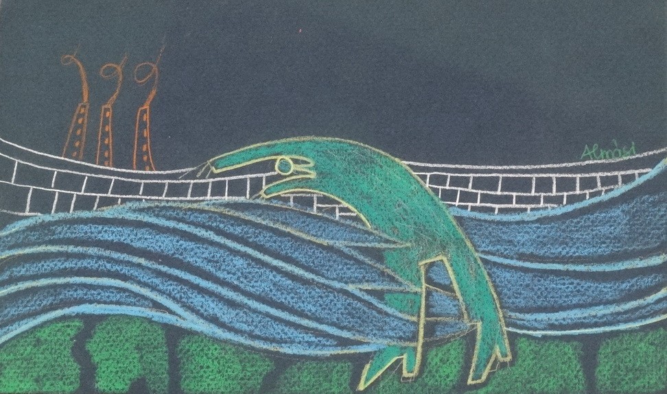 Almási Gertrúd (1951): Szentendre, Bükkös-patak, 2003