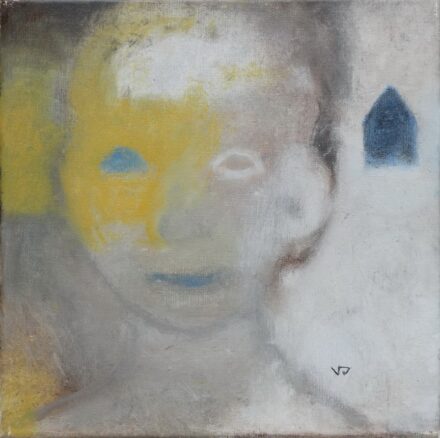 Varga József Zsolt (1974): Kisgyerek házzal, 2016