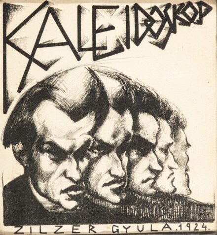 Zilzer Gyula (Budapest, 1898 - New York, 1969) Kaleidoszkóp Litográfia, papír 170 X 180 mm Jelezve alul: Zilzer Gyula 1924