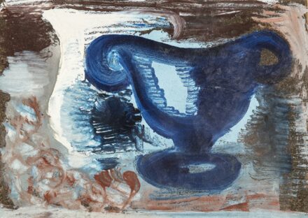 Bene Géza (Csaca, 1900 - Budapest, 1960) Kompozíció Olaj, papír 12 X 18 cm Jelzés nélkül