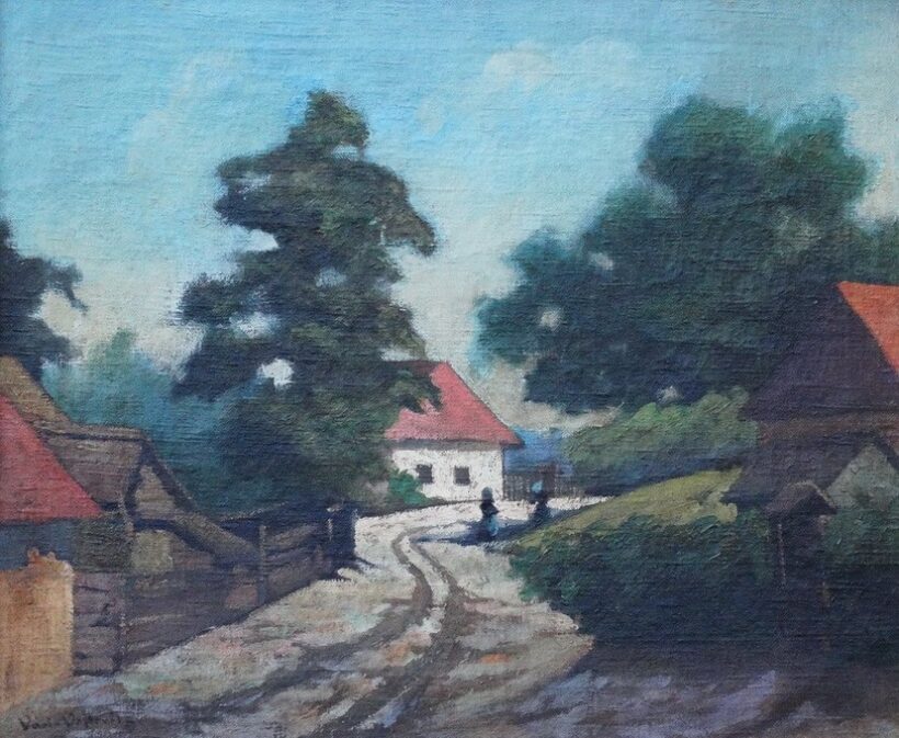 Vári Vojtovits Zoltán (1890-1953): Falusi utca