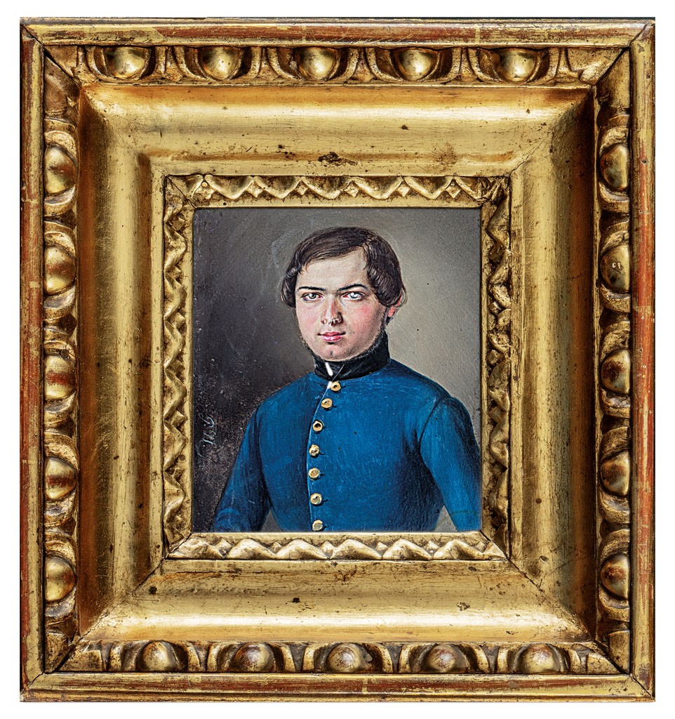 Osztrák festő, 19. sz.: Ifjú portréja