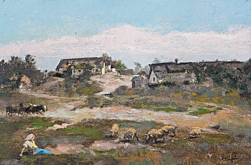 Pállya Celesztin (1864-1948): Falu széle