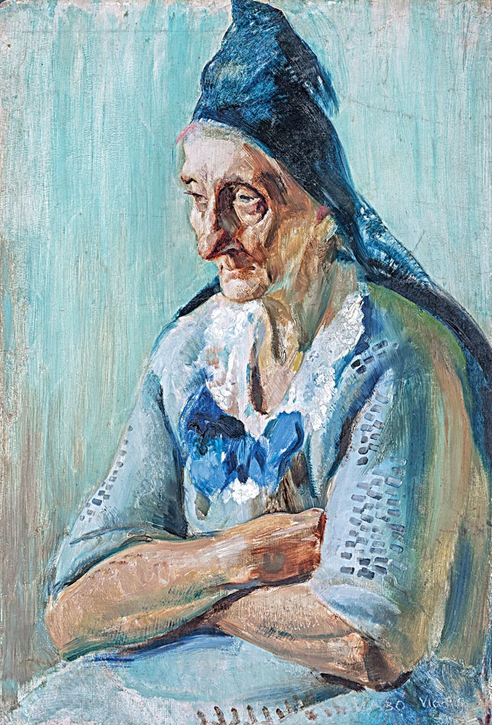 Szabó Vladimir (1905-1991): Fejkendős asszony