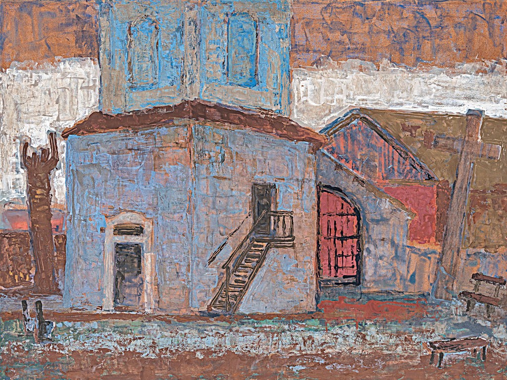 Miháltz Pál (1899-1988): "Ráckevei torony", 1974