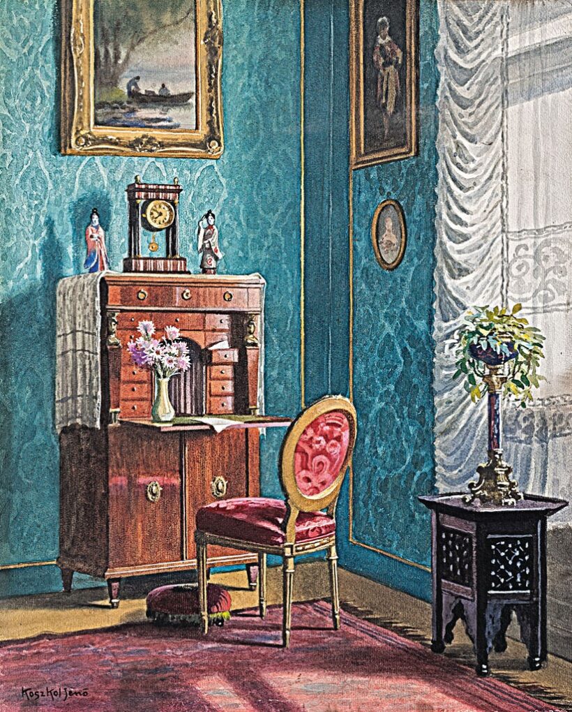 Koszkol Jenő (1868-1935): Enteriőr
