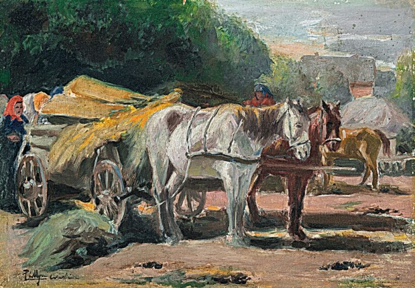 Pállya Celesztin (1864-1948): Lovaskordé