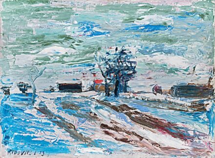 Ridovics László (1925-): Téli táj, 1973