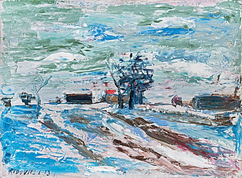 Ridovics László (1925-): Téli táj, 1973