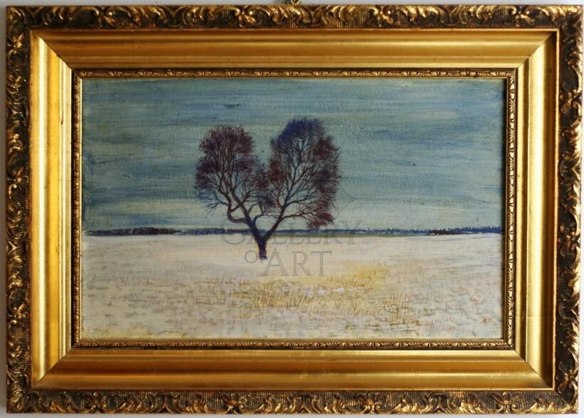 Kurucz D István (1914-1996 ): Magányos fa - Image 2