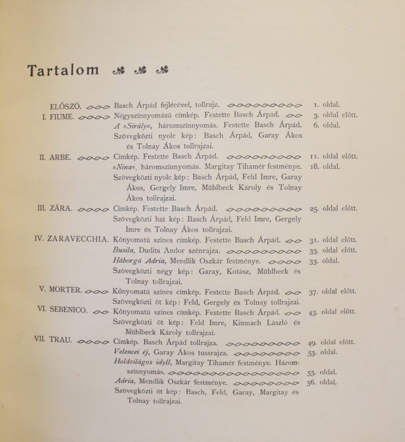 Basch, Vaszary, Kotász, Dudits stb. mesterek rajzaival Herczeg Ferencz: Szelek szárnyán - Image 3
