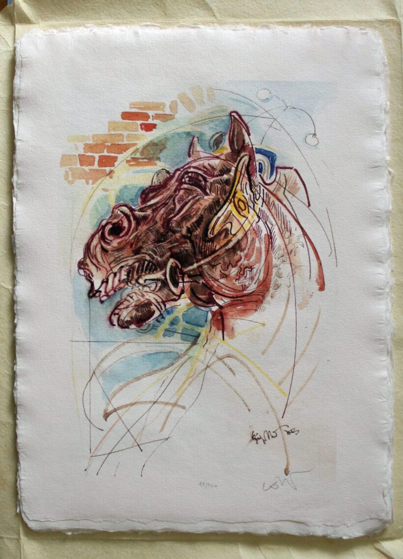 König Robert (1951 - 2014): "Hyppocrene", 15 lapos (teljes) mappa, 2003. - Image 2