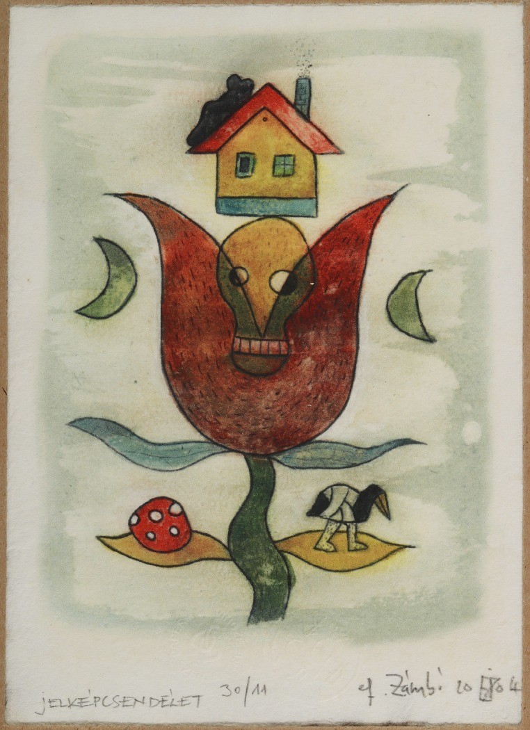 efZámbó István (1950): Jelképcsendélet, 2004