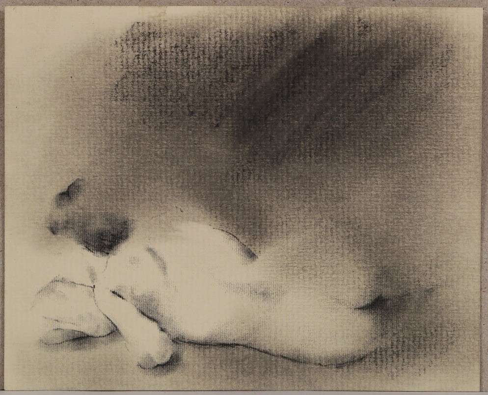 Egyed Lázló (1953): Fekvő akt, 2003.VIII.27.