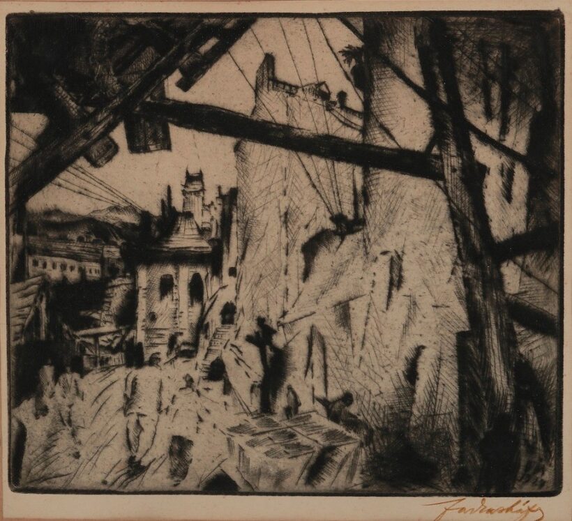 Farkasházy Miklós (1895 - 1964): Bányaváros, 1927