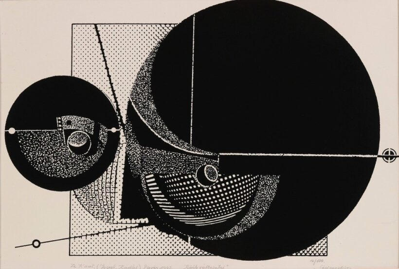 Kádár Joseph (1936 - 2019): Körök változatai,1992