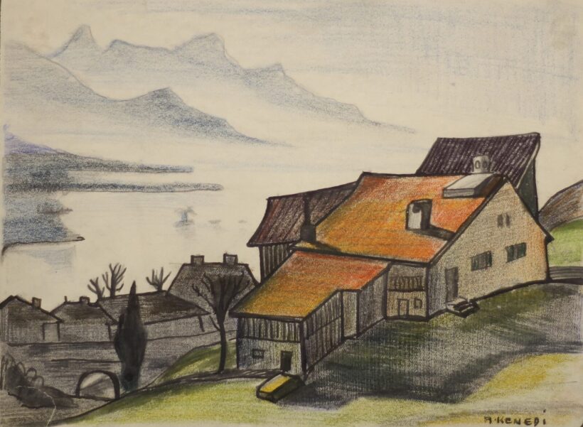 Kern/ Kenedi Andor (1906 - ): Tóparton házak