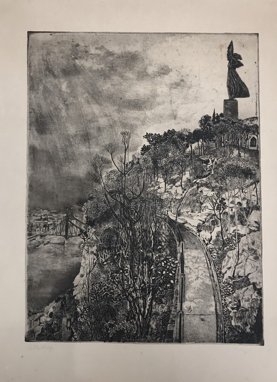 Maurer Dóra (1937): Gellérthegyi sétány, 1967