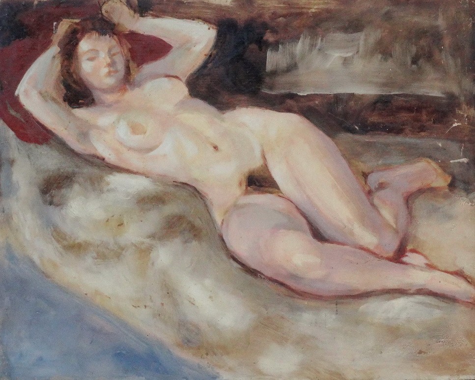 Szennik György (1923 - 2007): Fekvő akt