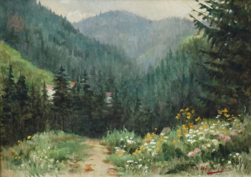 Udvardy Flóra, Czakó Jenőné (1880 - ): Alpesi virágok