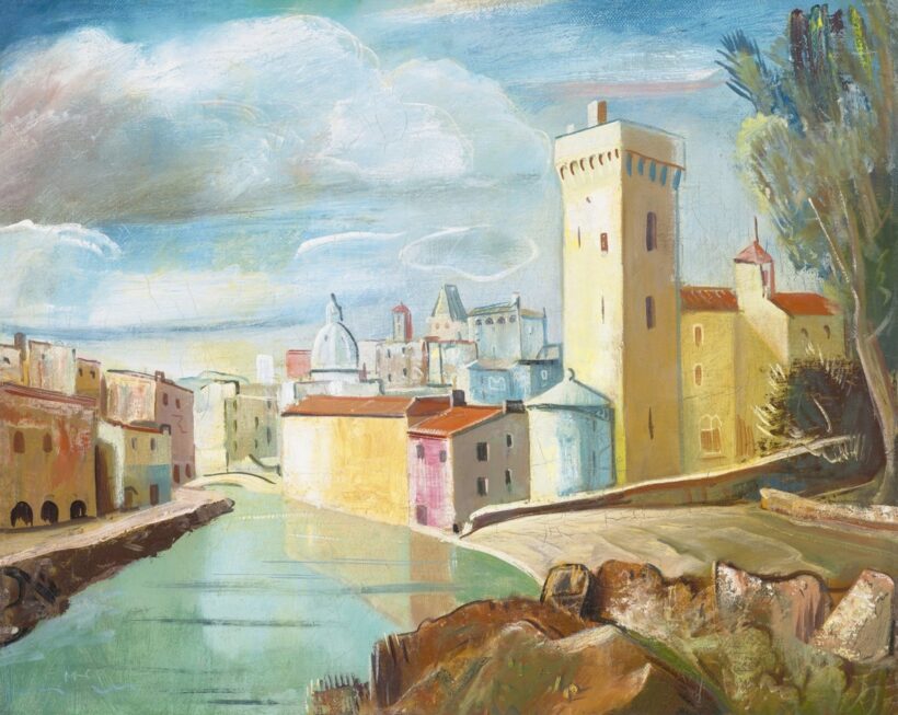 Molnár C. Pál:Olasz város, 1930-as évek