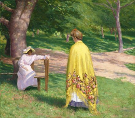 Tagyosi Rátz Péter:Nagybányai parkban, 1908