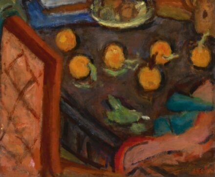 Czóbel Béla:Narancsos csendélet, 1920-as évek vége