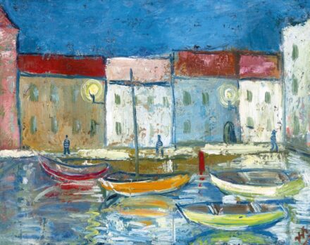 Simon János György:Mediterrán kikötő (Galargo)