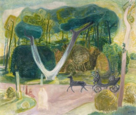Szín György:Séta a parkban (Sétakocsikázás), 1930-as évek