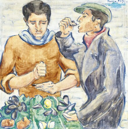 Móricz Margit:Római piacon, 1939