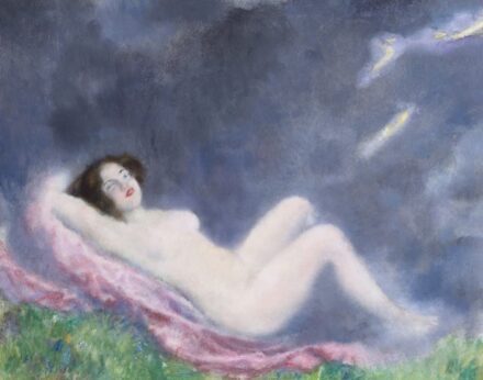 Csók István:Fekvő akt, 1920