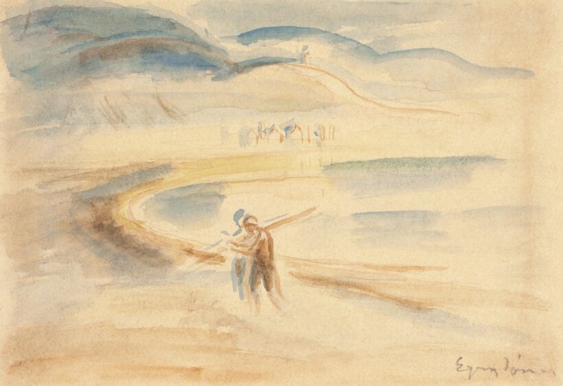 Egry József:Balaton (A badacsonyi öböl)