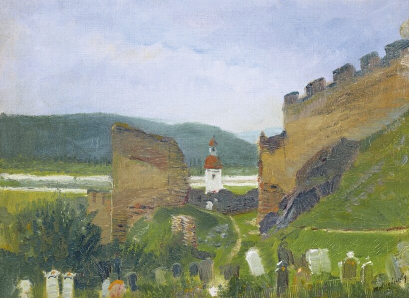 Mednyánszky László:Beckói vár