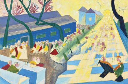 Scheiber Hugó:Kertvendéglő (Fények), 1925 körül