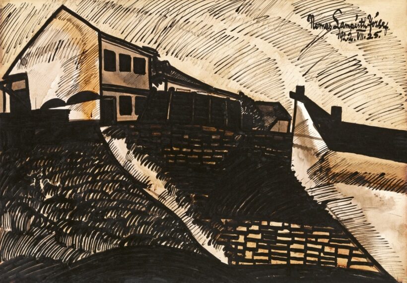 Nemes Lampérth József:Tabáni utca (Horgony utca), 1922