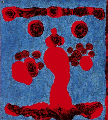 Korniss Dezső:Piros lény, 1947 körül