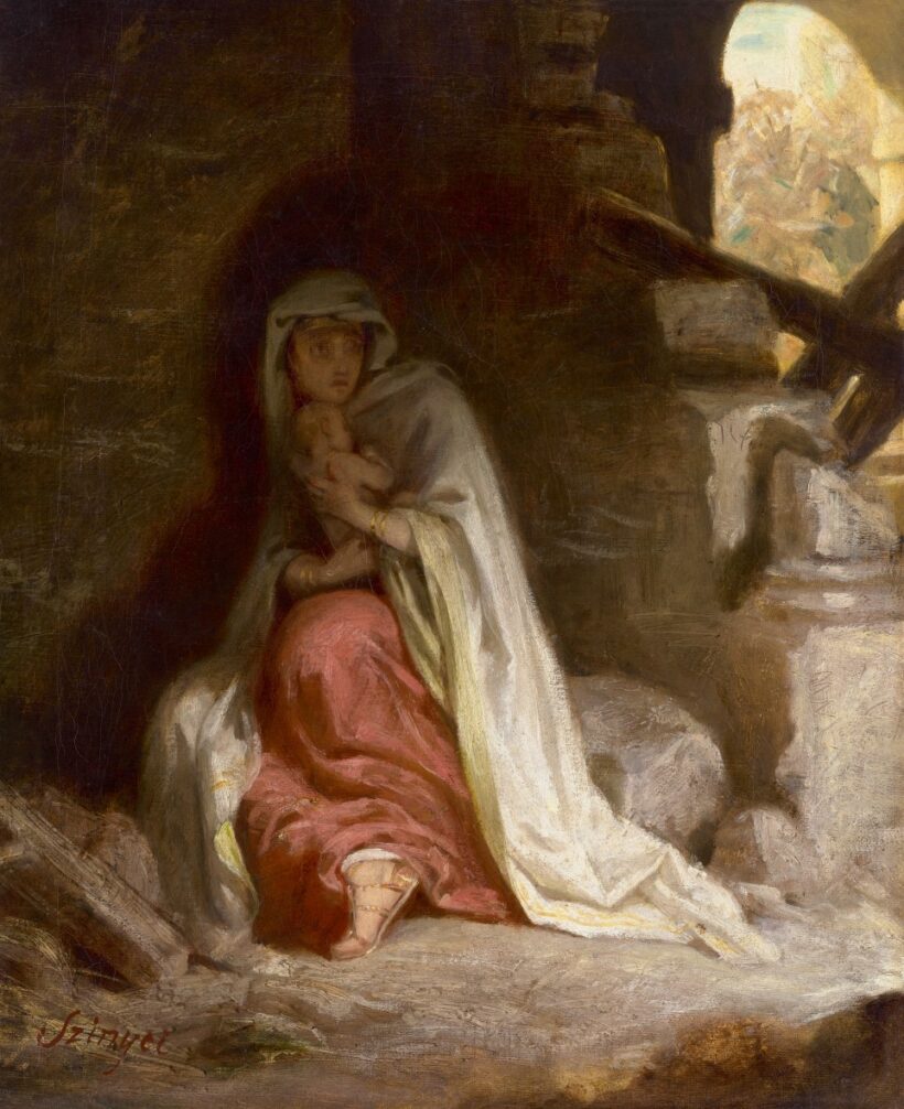 Szinyei Merse Pál:A betlehemi gyermekgyilkosság, 1866