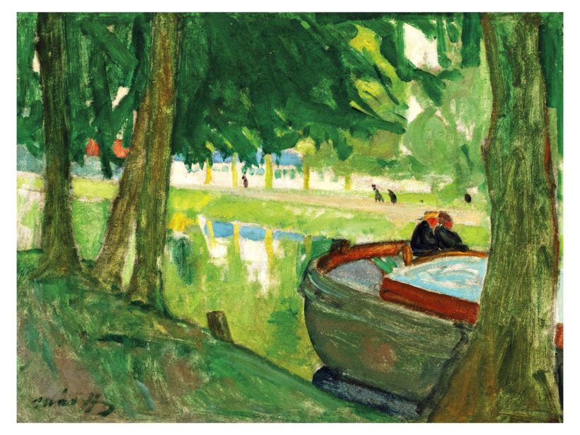 Márffy Ödön
Hajó a csatornán (L ac d'amour), 1905/1906