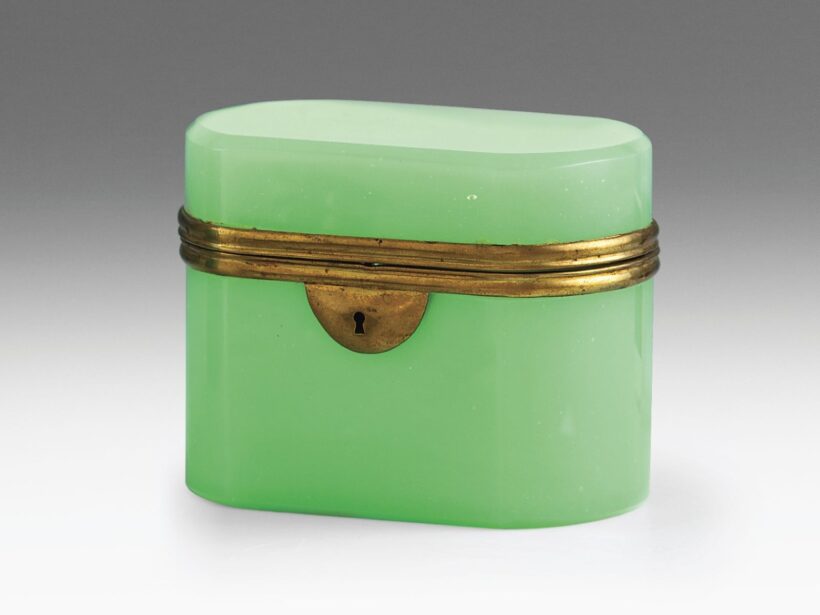 Biedermeier cukordoboz
Cseh, 1860 körül.