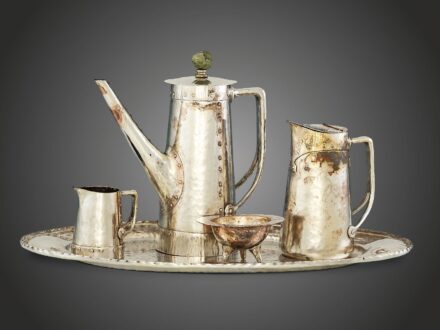 Art deco kiöntőgarnitúra
Német, 1930 körül