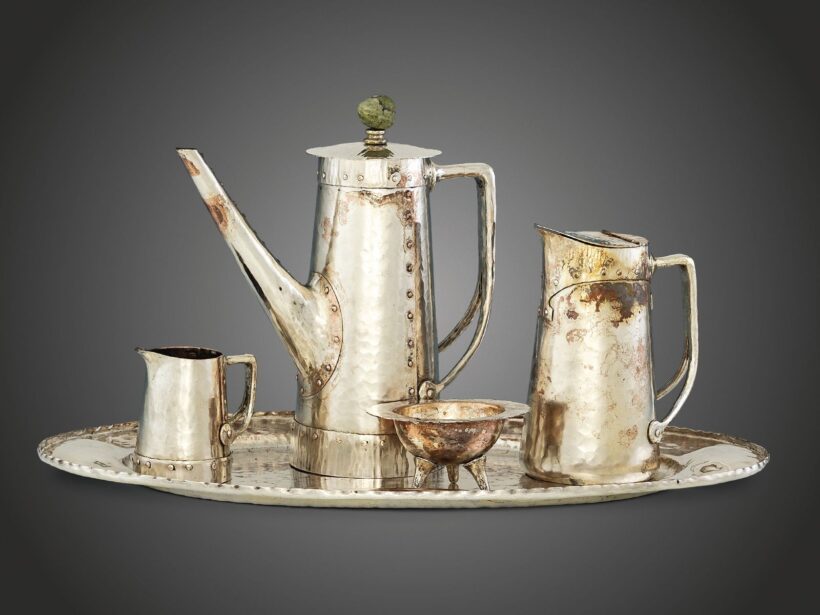 Art deco kiöntőgarnitúra
Német, 1930 körül