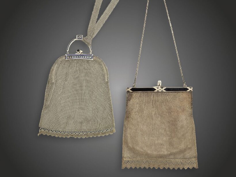 Pesti art deco színházi táskák
1925 körül