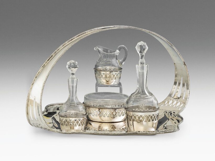 Jugendstil reggeliző készlet
Bécs, 1910 körül, Lippa & Co.