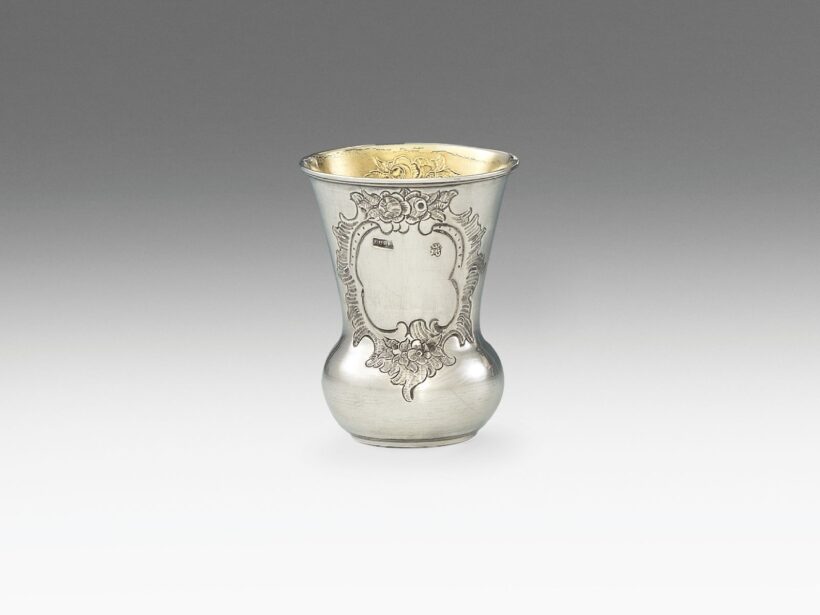 Késmárki pohár
Ezüst, 55 g. 1850 körül, Johannes Guhr.
